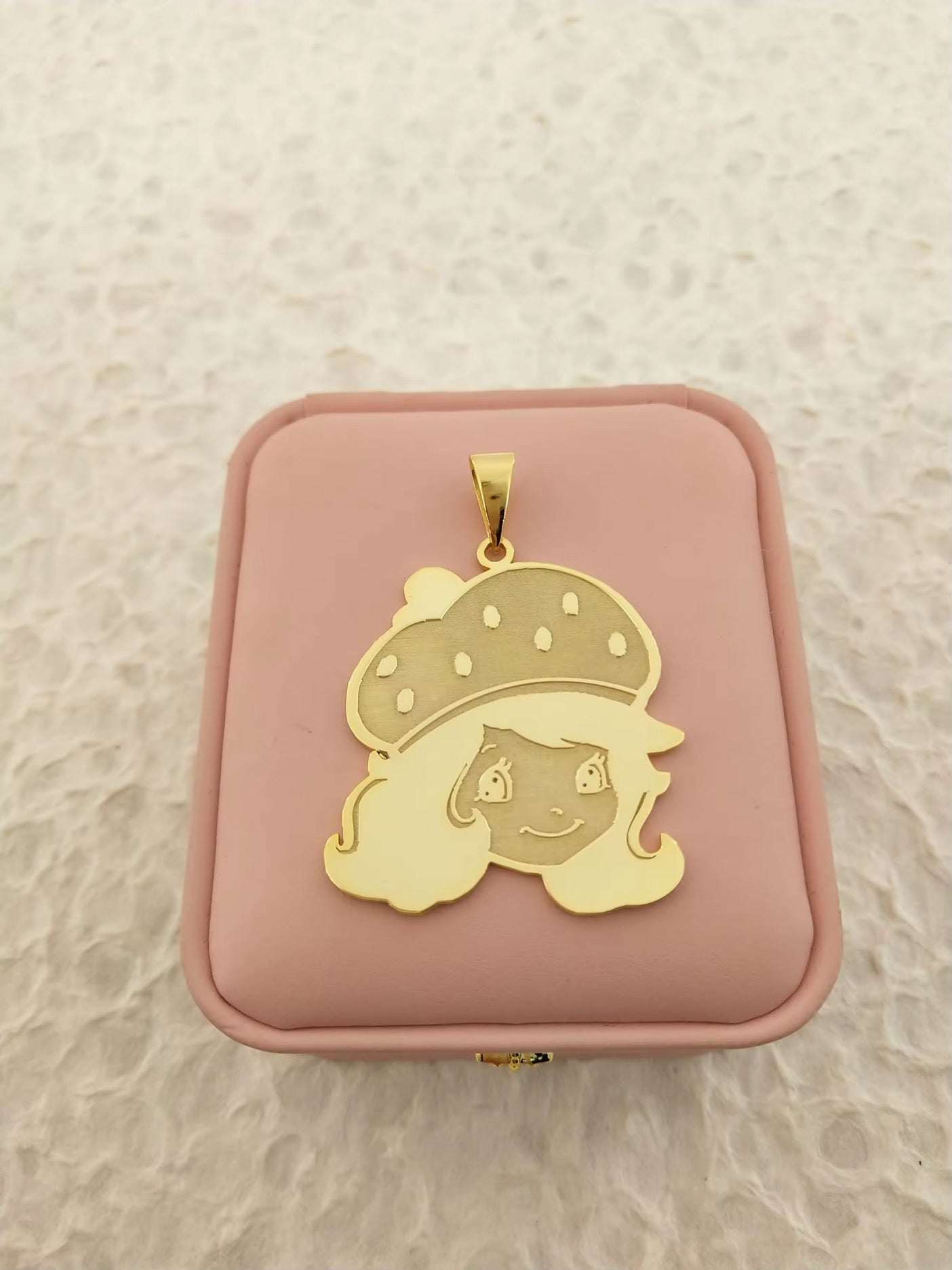 Custom Strawberry Shortcake Necklace