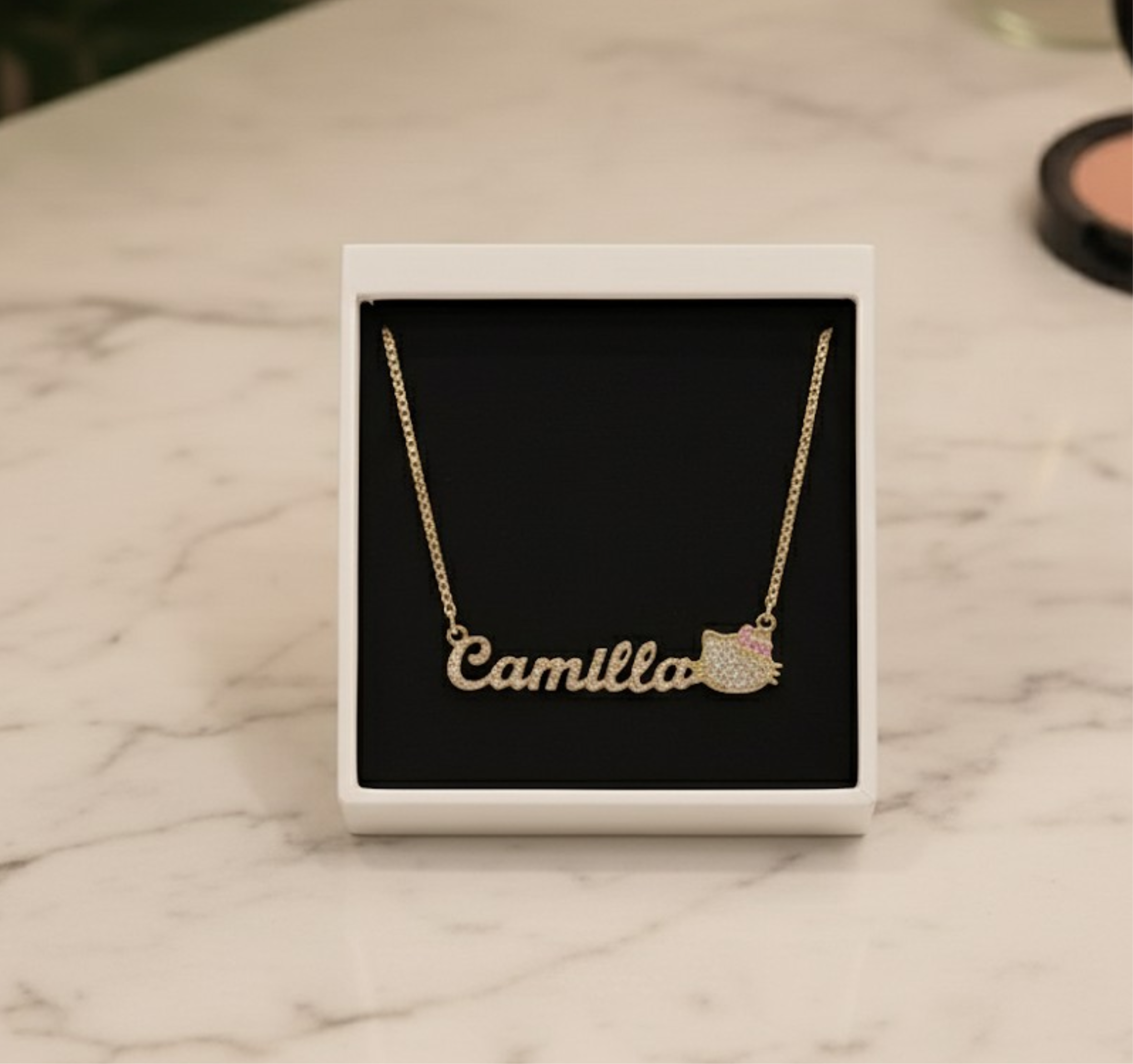 Custom Hello Kitty Nameplate Necklace