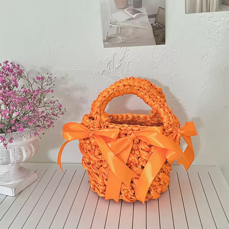 UNIQ Mini Ribbon Crochet Bag
