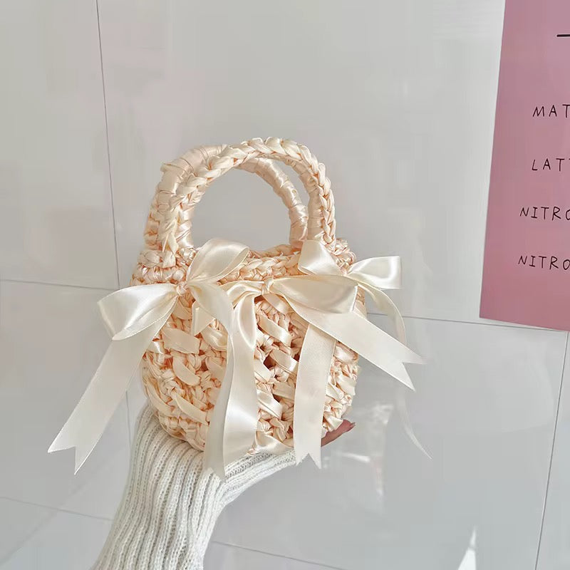 UNIQ Mini Ribbon Crochet Bag