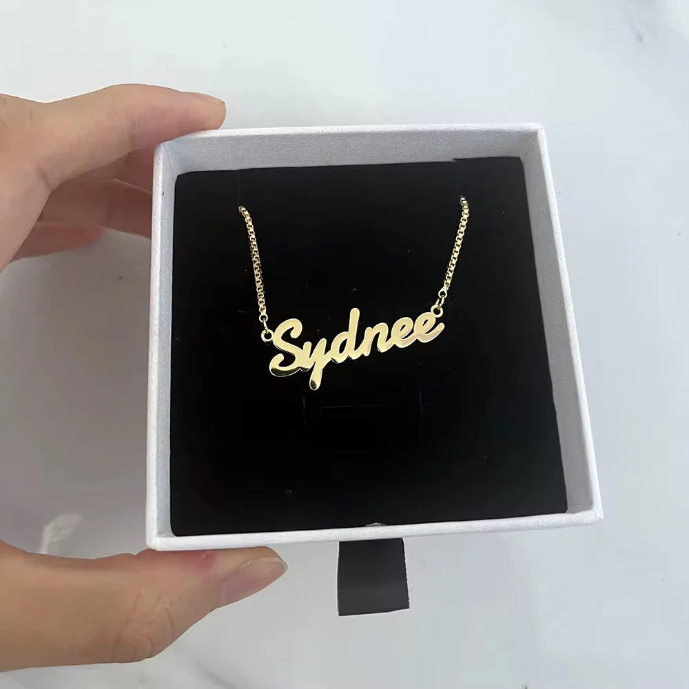 Custom Nameplate Necklace
