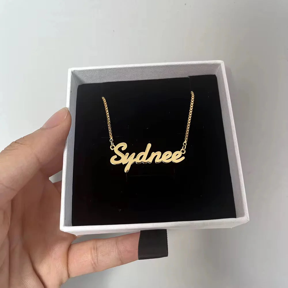 Custom Nameplate Necklace