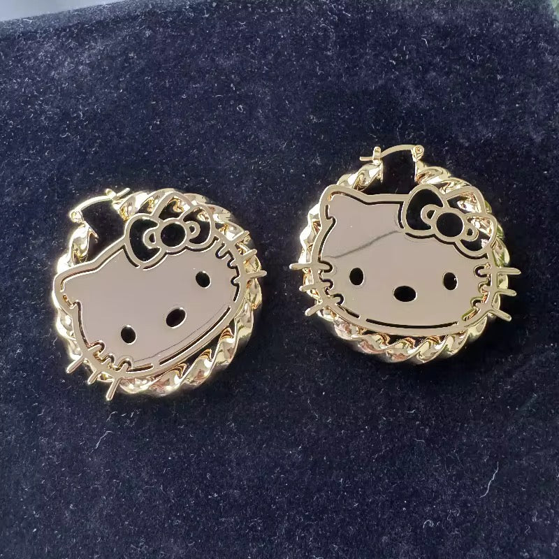 Custom Hello Kitty Earrings