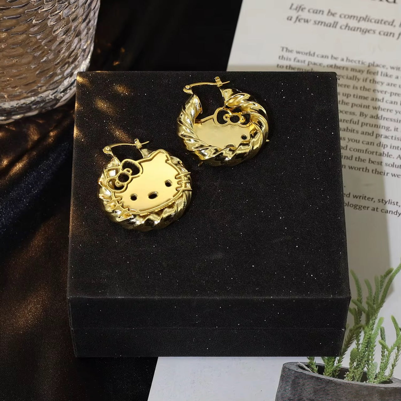 Custom Hello Kitty Earrings