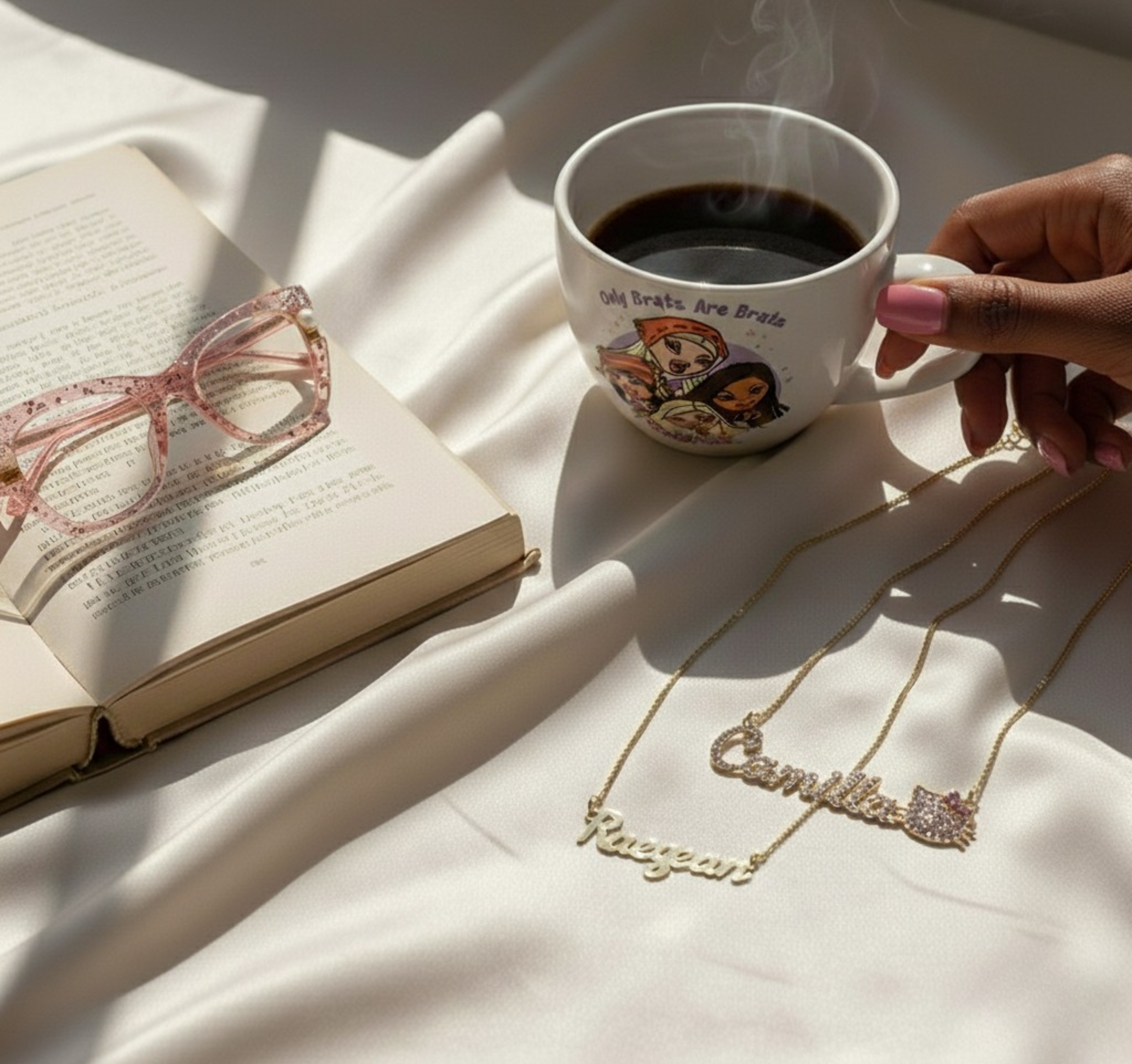 Custom Hello Kitty Nameplate Necklace