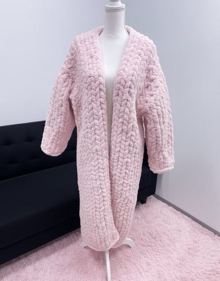Chunky Crochet Cardigan (Long)