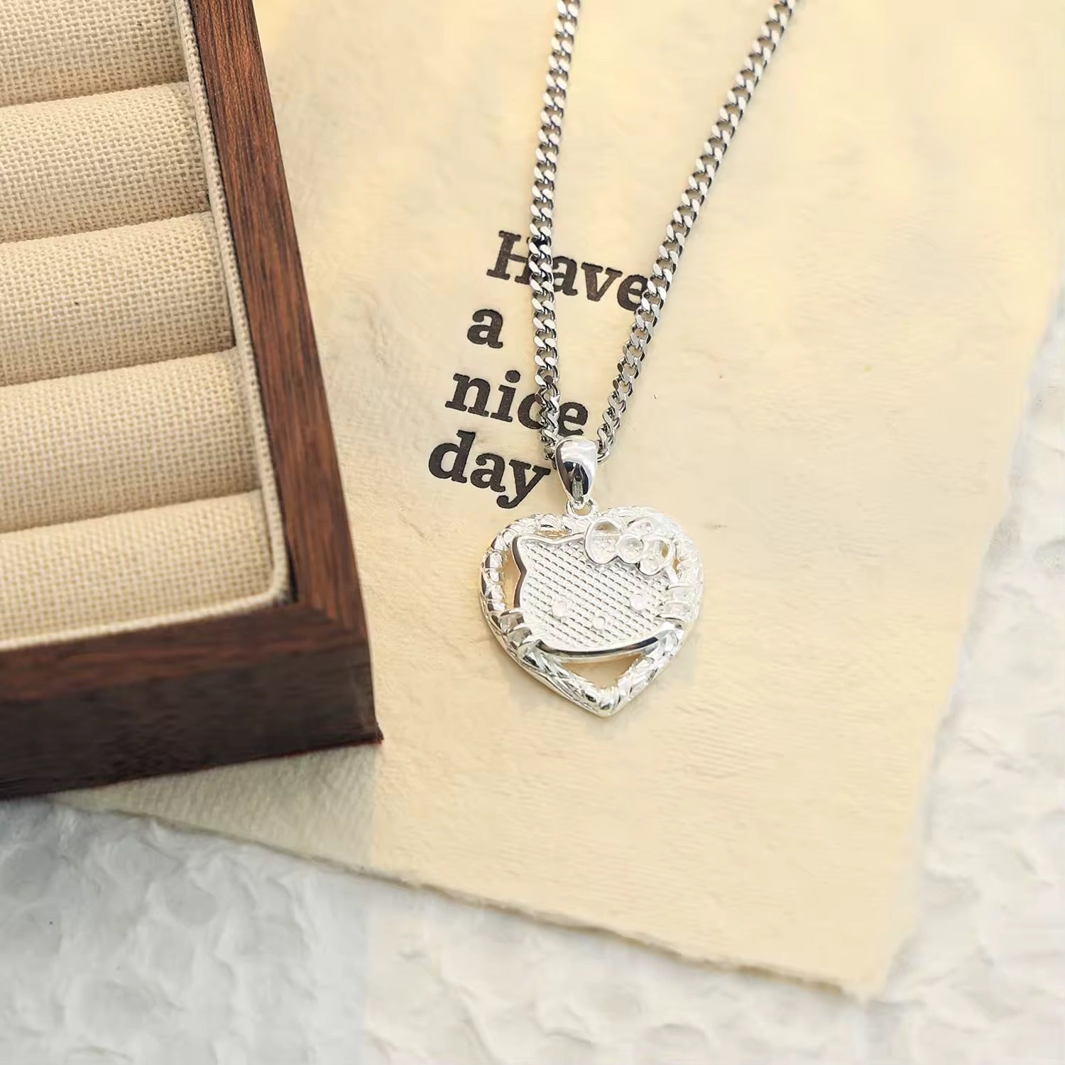 Hello Kitty Heart Necklace