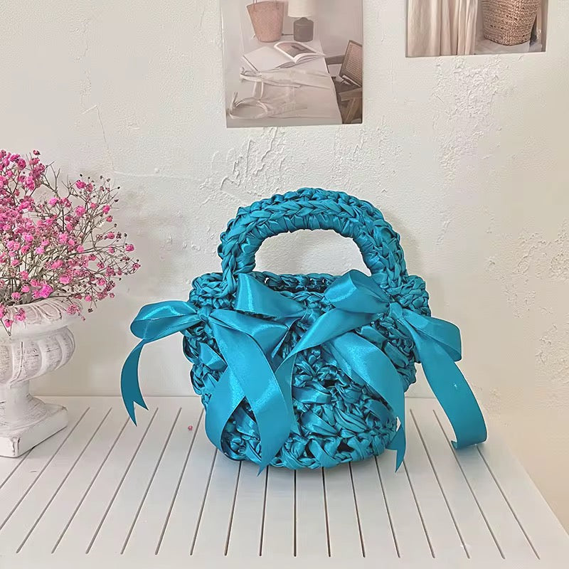 UNIQ Mini Ribbon Crochet Bag