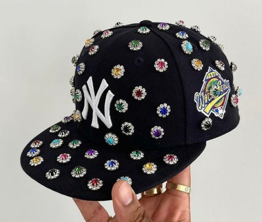 Custom Bejeweled Baseball Hat