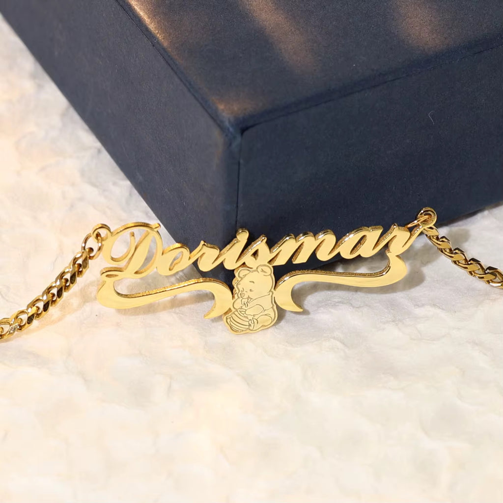 Custom Winnie The Pooh Necklace