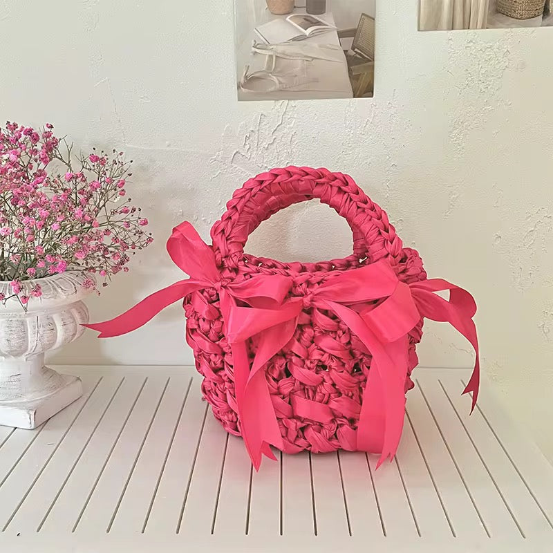 UNIQ Mini Ribbon Crochet Bag