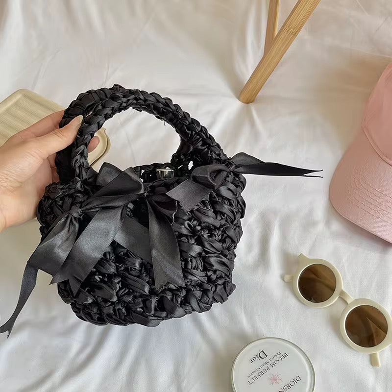 UNIQ Mini Ribbon Crochet Bag