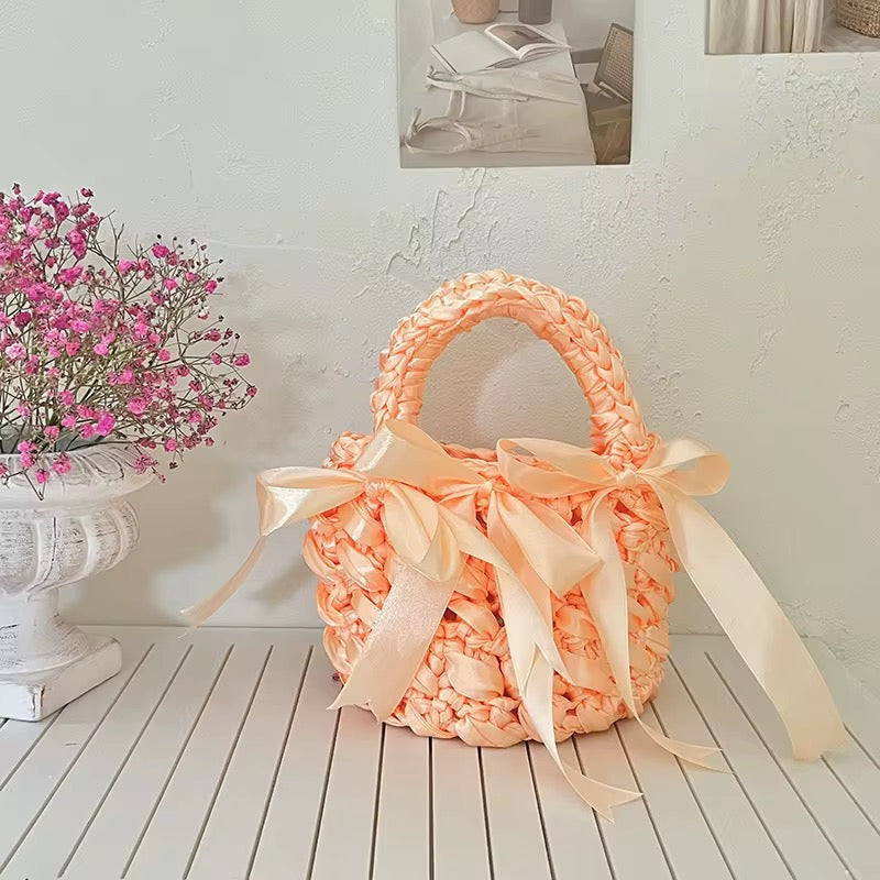UNIQ Mini Ribbon Crochet Bag