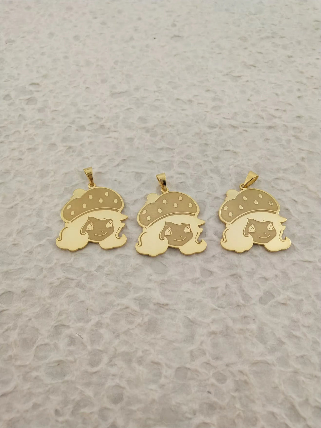 Custom Strawberry Shortcake Necklace