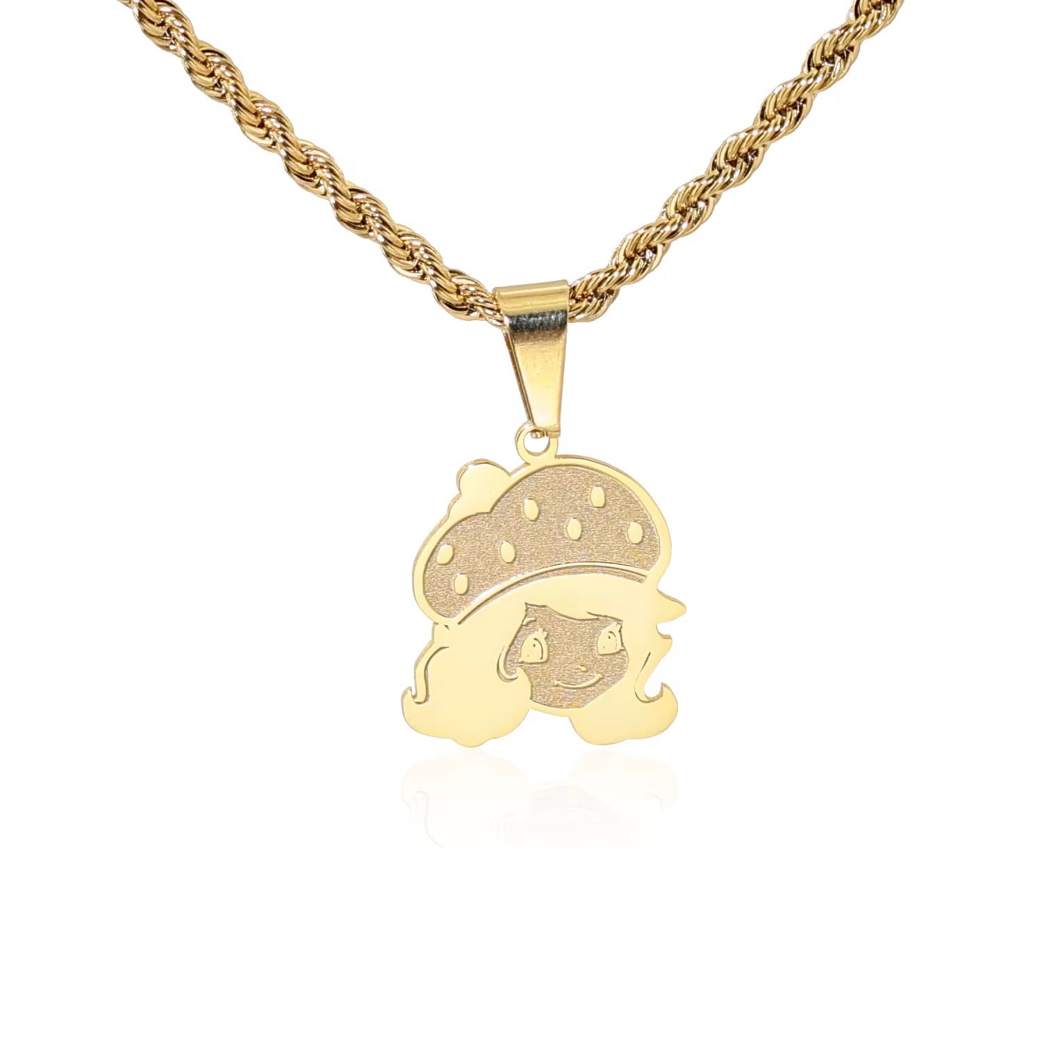 Custom Strawberry Shortcake Necklace