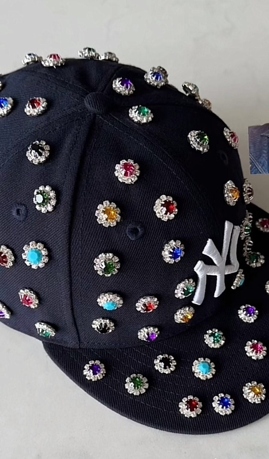 Custom Bejeweled Baseball Hat