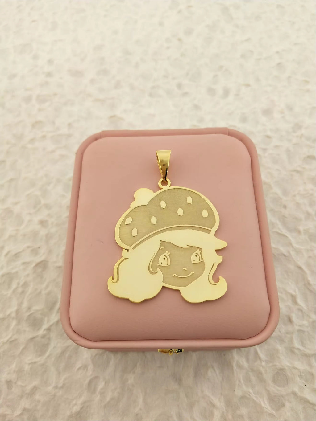 Custom Strawberry Shortcake Necklace