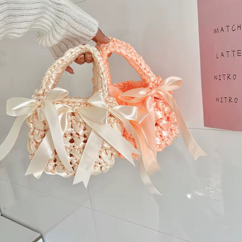 UNIQ Mini Ribbon Crochet Bag