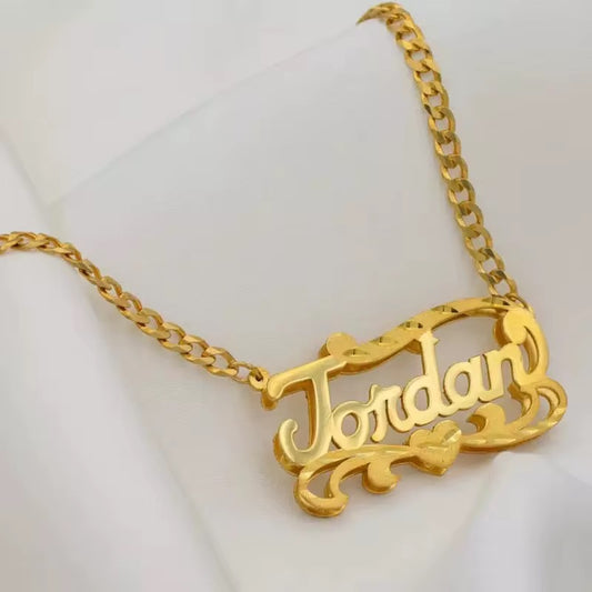 Custom Nameplate Necklace