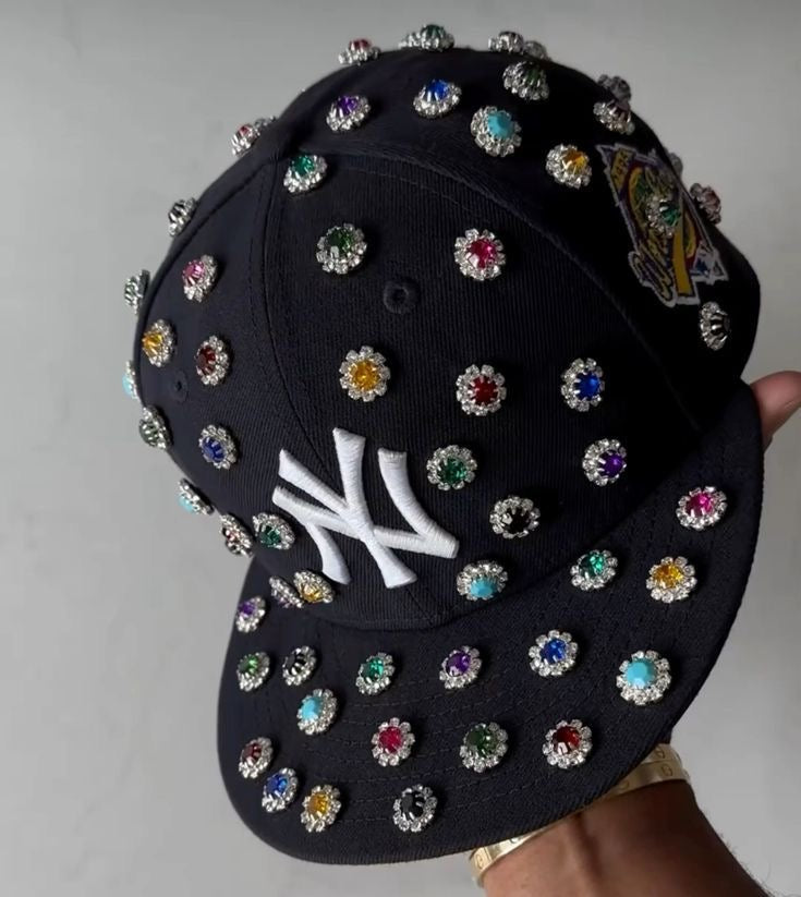 Custom Bejeweled Baseball Hat