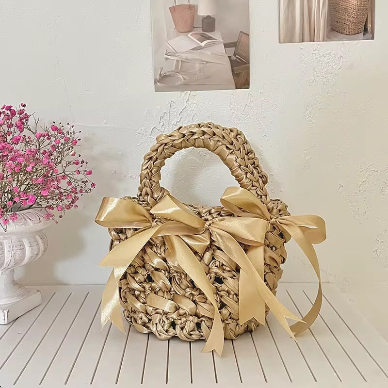 UNIQ Mini Ribbon Crochet Bag