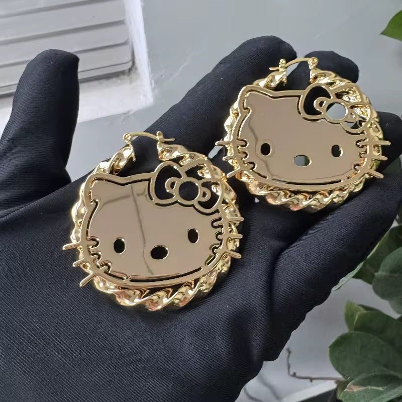Custom Hello Kitty Earrings