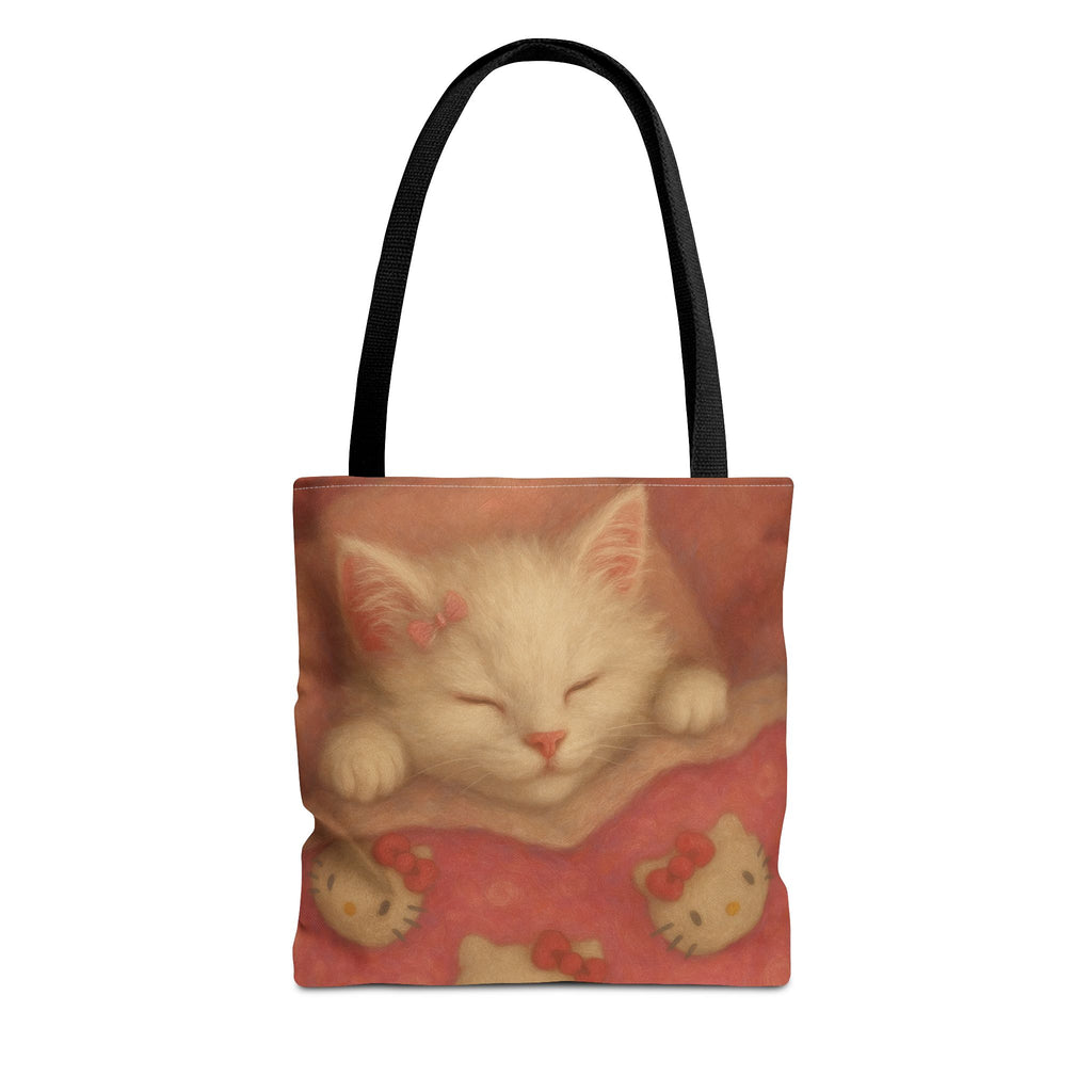 Custom Hello Kitten Tote Bag