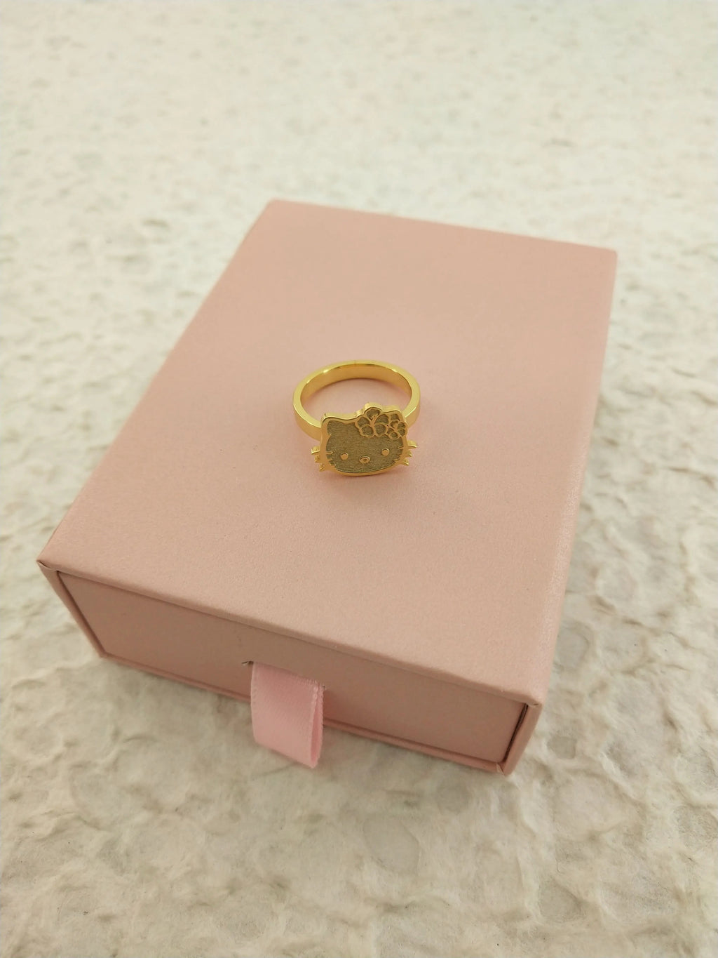Hello Kitty Hibiscus Flower Ring