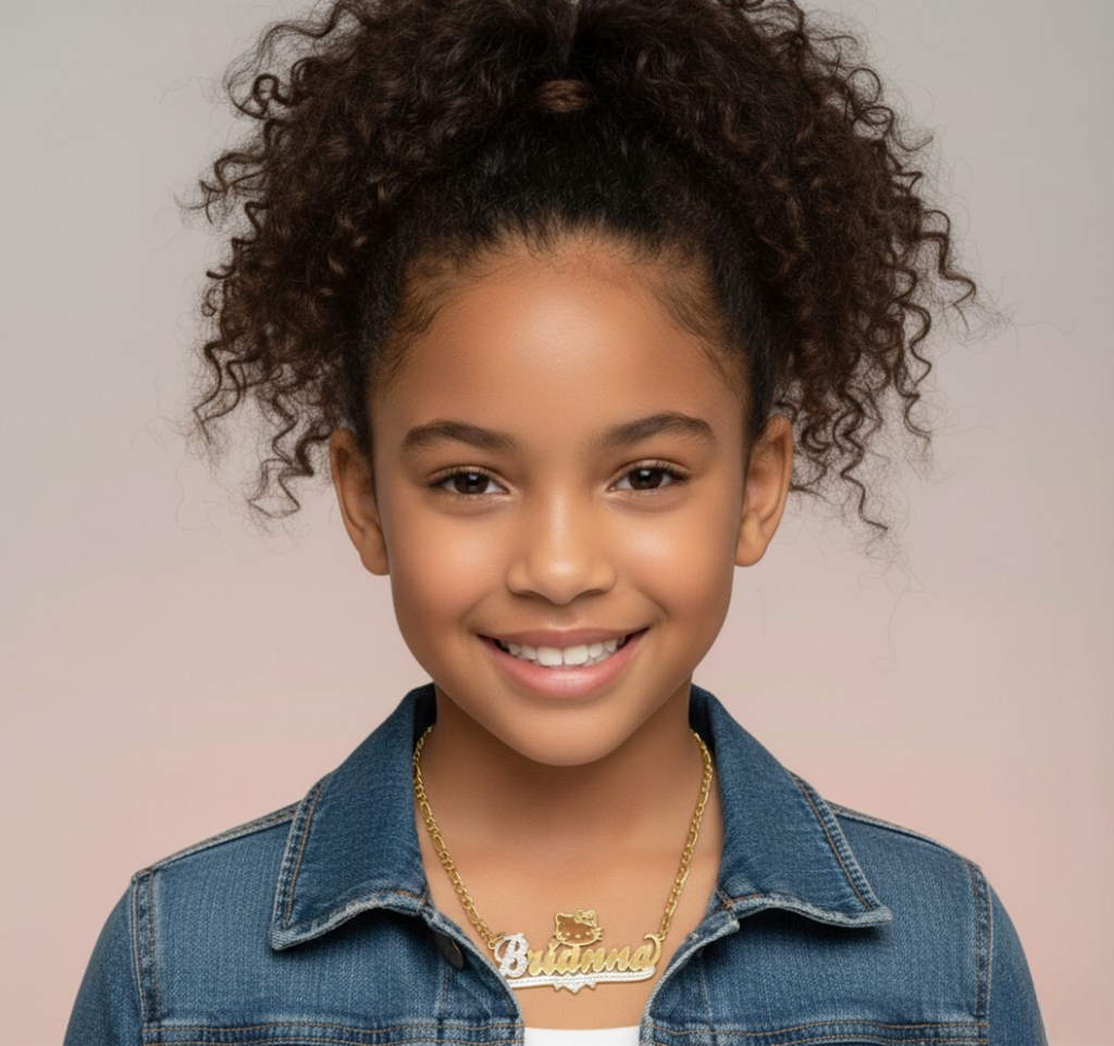 Hello Kitty Nameplate Necklace