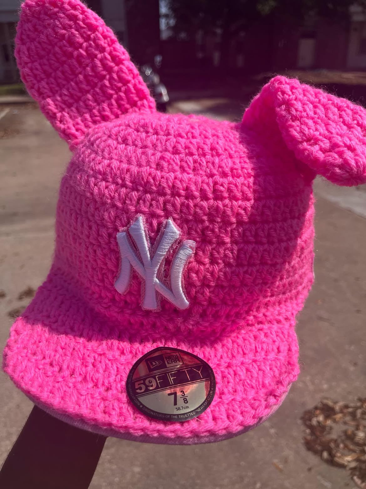 Crochet SnapBack with Fox Ears