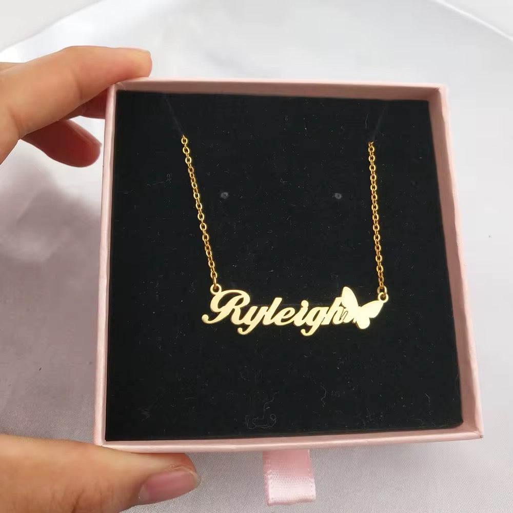 Custom Nameplate Necklace